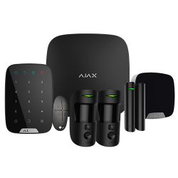 Ajax AJ-HUB2KIT-DP-PRO-B - Kit de alarma profesional, Certificado Grado 2,…