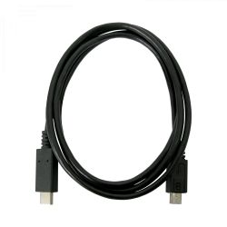 Cable OTG USB C-microUSB B Macho-Macho 1m Negro Televes