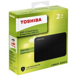 Toshiba Canvio Basics Disco Duro Externo 2.5" 2TB USB 3.0