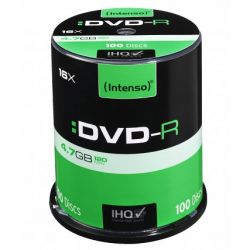 Bac DVD-R INTENSE 4,7GB 100uds