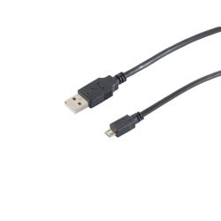 Cable Adaptador 1m USB A Macho a Micro USB B Macho