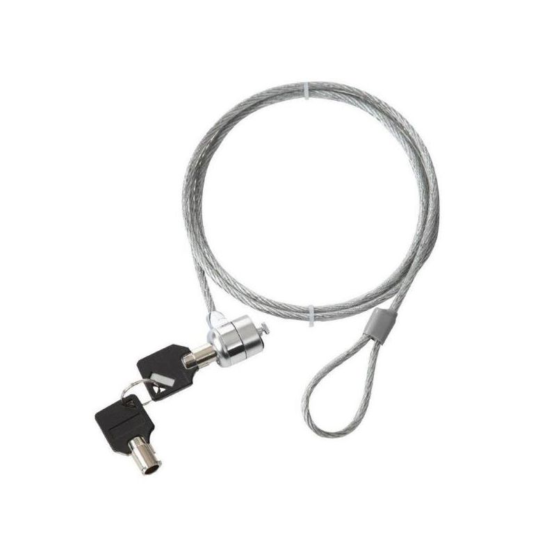 Nilox cable de seguridad para portátil, candado con llave