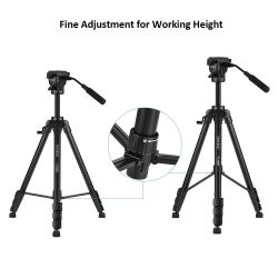 VCT-999 Adjustable 4 Section Tripod for Blackbody DAHUA-2182 (JQ-D70Z)