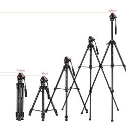 VCT-999 Adjustable 4 Section Tripod for Blackbody DAHUA-2182 (JQ-D70Z)