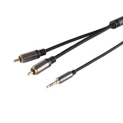 BlackCotton Cable Adaptador RCA, 1,5m