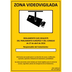 Golmar CCTV-RGPD cartel homologado