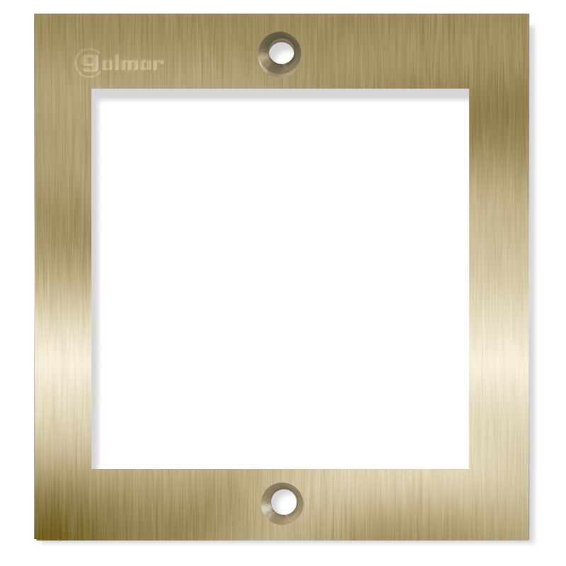 Golmar NX6001 GOLD cadre inox 1 module