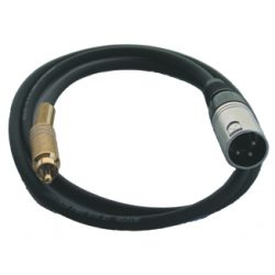 Golmar RCA-M/XLR-M connecting cable 1m