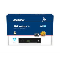 Edision OS NINO+ DVB-S2 Linux Receptor de Satélite E2 LINUX Full HD, H.265/HEVC