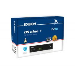 Edision OS NINO+ DVB-S2 Récepteur satellite  E2 LINUX Full HD, H.265/HEVC