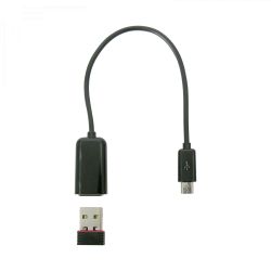 Kit de cable OTG USB-microUSB y adaptador WiFi Televes