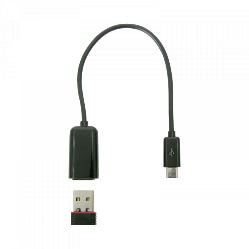 Kit câble OTG USB-microUSB et adaptateur WiFi Televes