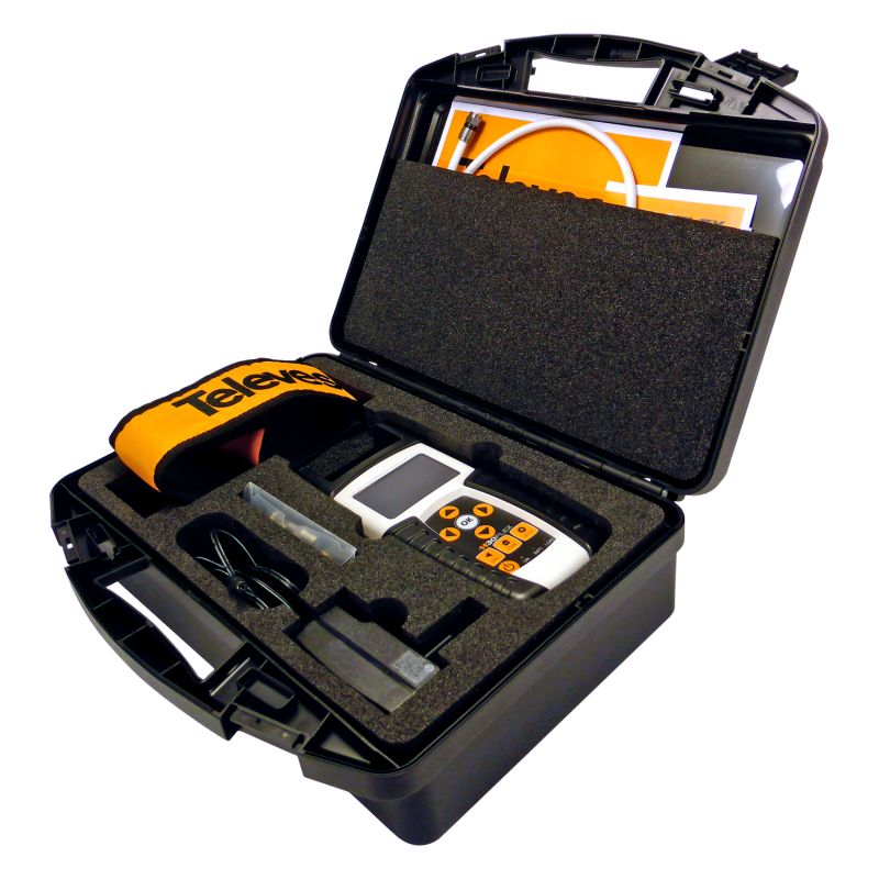 Televes Field meter H30FLEX DVB-S/S2 + DVB-T/T2 Carrying Case and Coaxial Cable Lead included