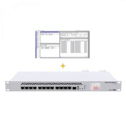 Routeur Ethernet 12x Gb + Configuration de service Installation en rack 19", 1U Televes