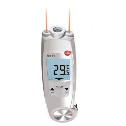 Testo 0560 1040 Termómetro por infrarrojos testo 104 IR Termómetro 2 en 1 con punta de penetración especial para alimentos