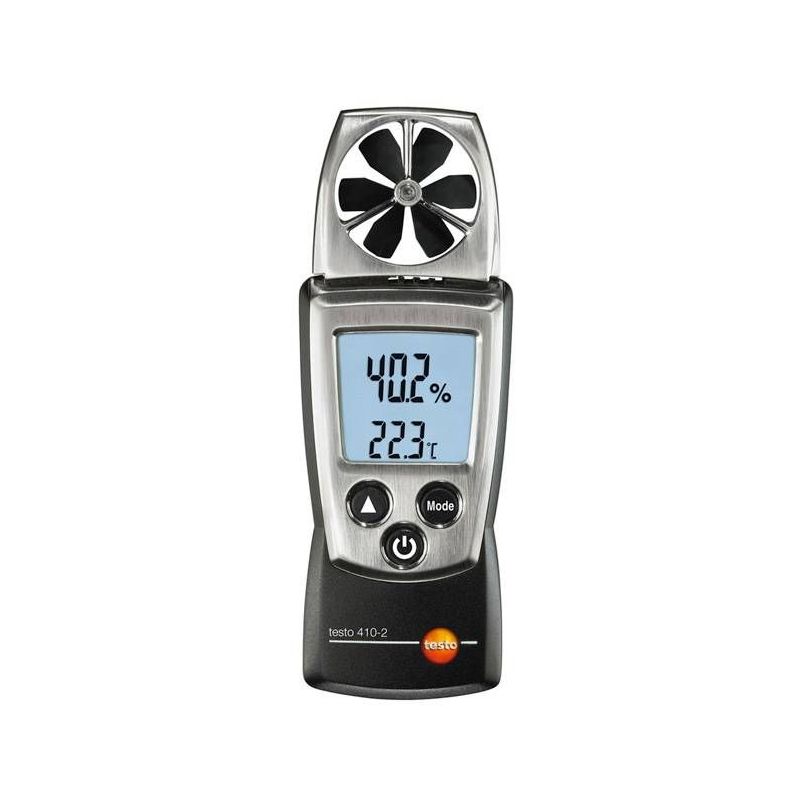 Testo 0560 4102 Anemómetro testo 410-2 Con medición de temperatura y humedad integrada