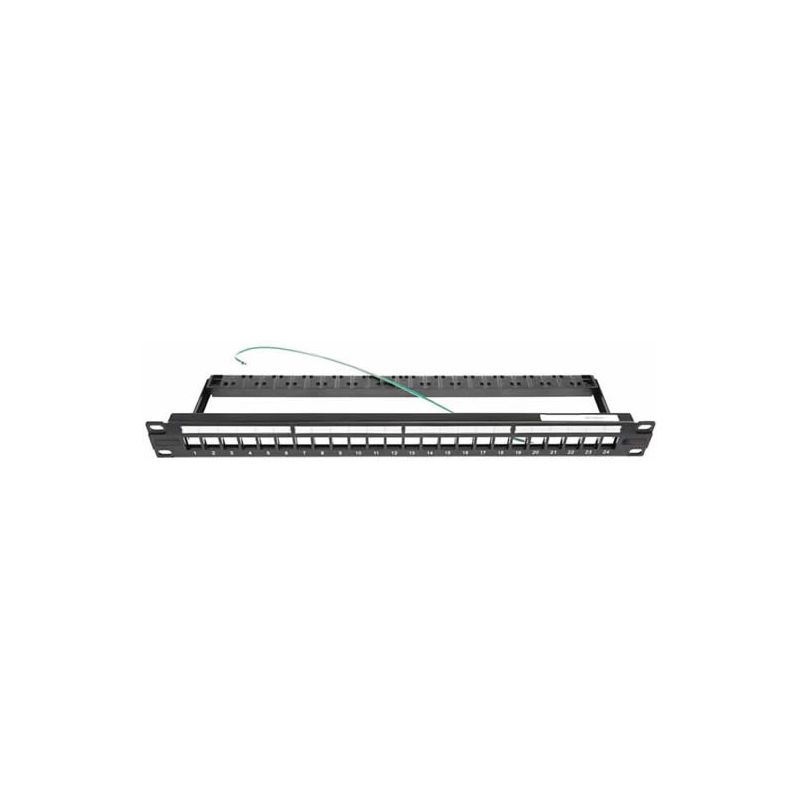 Panneau Commscope 19 "Cat5e, Cat6, Cat6a, 24 ports, RJ45, vide AMP NETCONNECT