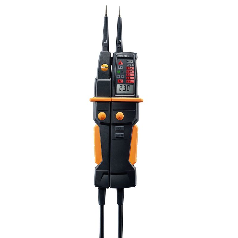 Testo 0590 7503 Comprobador de tensión testo 750-3 Con LED 360º y LCD