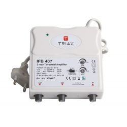 Triax IFB 407 LTE 700 Amplificador de refuerzo de 2 vías VHF/UHF 15-30