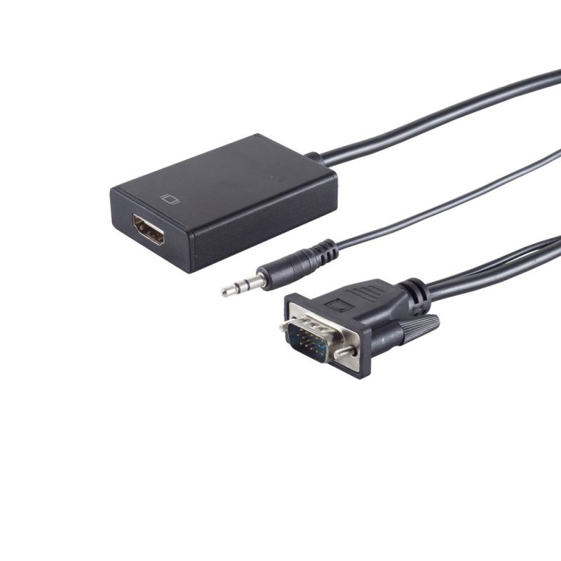 Adaptador VGA a HDMI 1080p 15cm