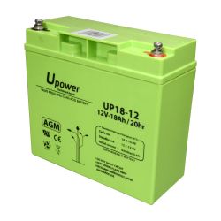 BATT-1218-U - Lead-acid battery AGM, Voltage 12 V, Capacity 18.0 Ah,…