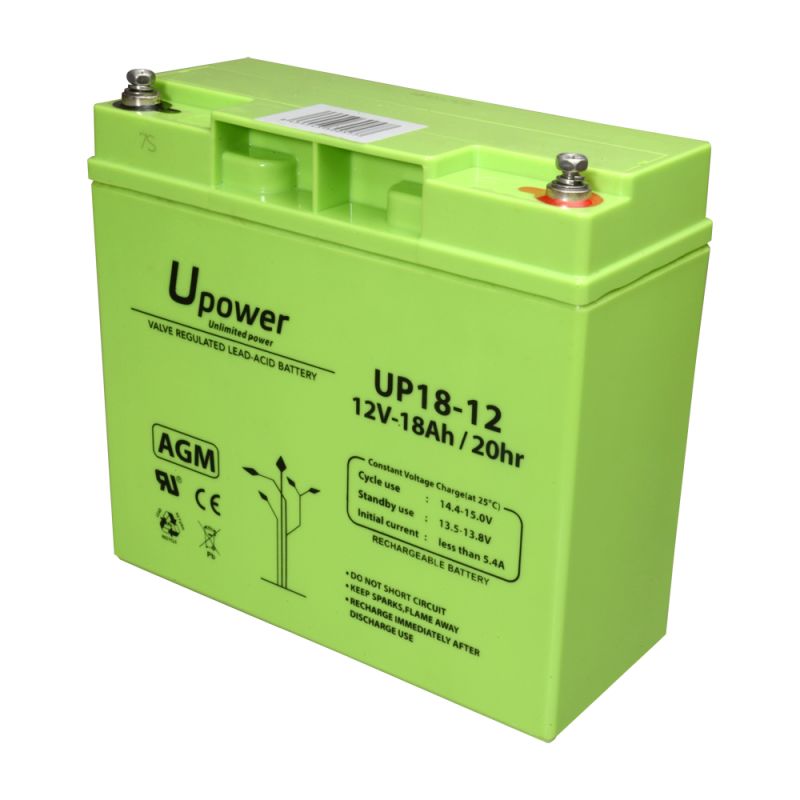 BATT-1218-U - Bateria de chumbo-ácido AGM, Tensão 12 V, Capacidade…