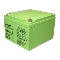 BATT-1226-U - Batterie AGM au plomb, Voltage 12 V, Capacité 26.0…