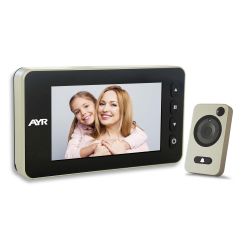 AYR Face 755 Digital Peephole 4.3" Matt nickel