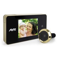 Visor digital AYR Face 756 de 2,6 "mate / latão