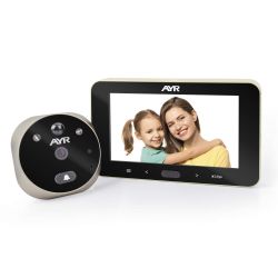 AYR 759-HD Mirilla Digital 4,5" full hd/Grabadora Níquel satinado