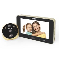 AYR 759-HD Digital Peephole 4.5" full hd/Recorder Satin brass