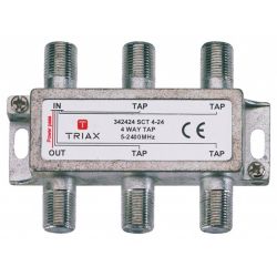 Triax SCT 4-24 Derivador de 4 salidas 24dB 5-2400 MHz