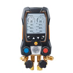 Testo 0564 5571 Kit analyseur de réfrigération Testo 557s Smart Digital Set avec vide