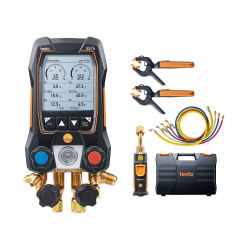 Testo 0564 5572 Refrigeration Analyzer Set testo 557s - Smart Digital Set with vacuum and hoses