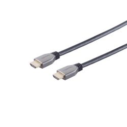 Cable Ultra HDMI, 10K, metal, negro de 2 m