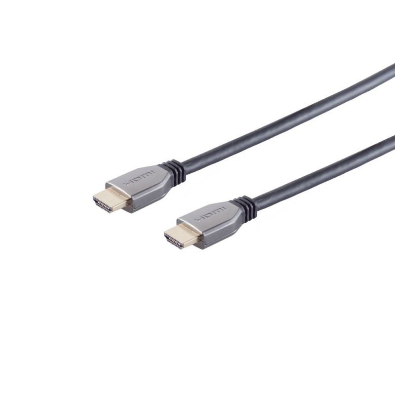 Câble Ultra HDMI, 10K, métal, noir 2m