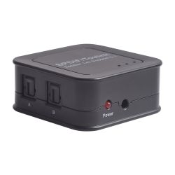 Divisor de áudio óptico digital Spdif Toslink 1x3