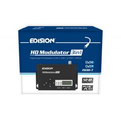 Edision Modulador HDMI Mini 3n1 a DVB-T DVB-C ISDB-T