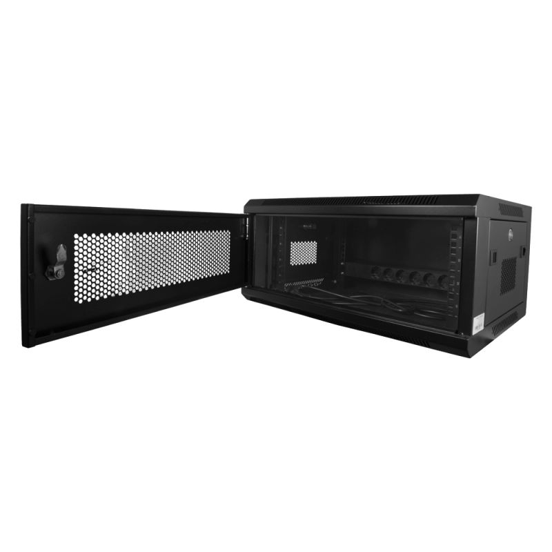 RACK-6U-MESH - Armário rack para parede, Até 6U rack de 19\", Até…