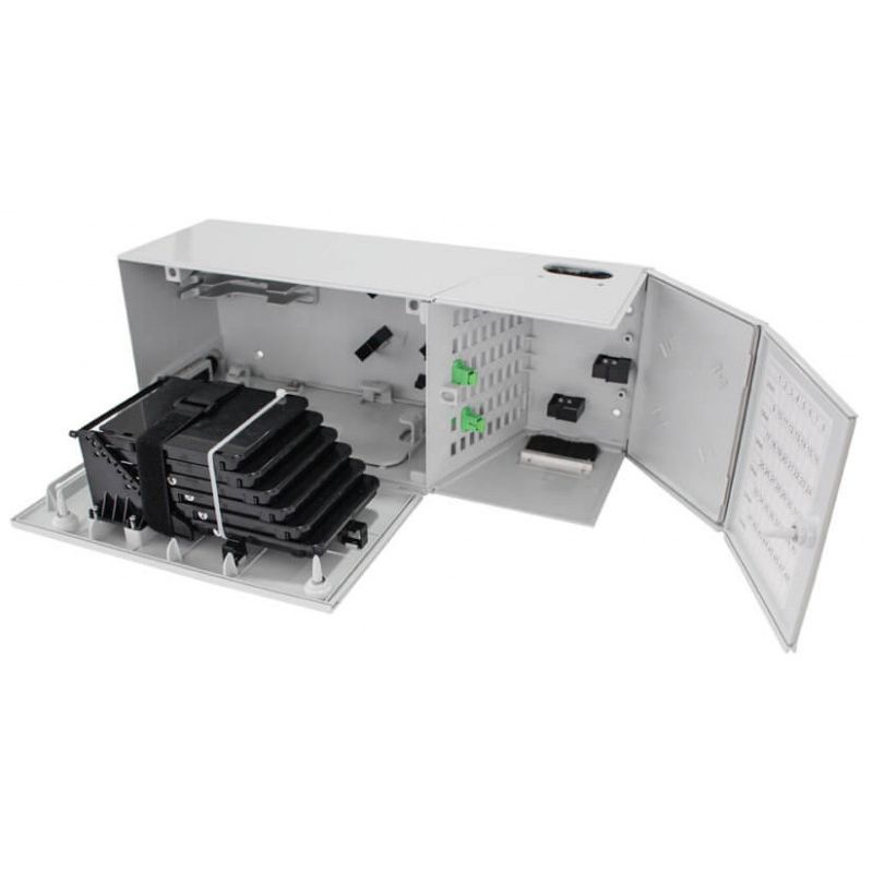 Ikusi CTO-048 Caixa multi-operador 48 portas SC/APC (Oper/Espaço do Cliente) 450x180x150 mm