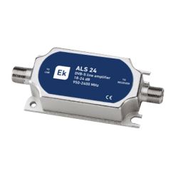 ALS24 Amplificador de línea SAT 18 - 25 dB 950 - 2400 MHZ