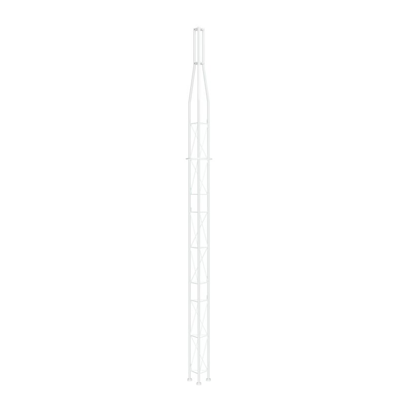 Upper section, tower 180 Hot-Dip Galvanizing+White 3m (Ømax mast 46mm) Televes