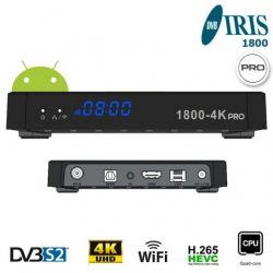 IRIS 1800-4K PRO Receiver Quad Android 7.1.1 H265