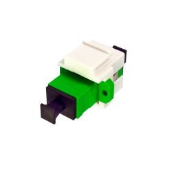 FO socket for ICT-2 Keystone Module with SC/APC Female Adapter Televes