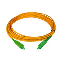 Patch cord FO monomodo LSFH Dca Pré-conectado SC/APC 10m Televes