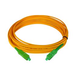 Patch cord FO monomodo LSFH Dca Pré-conectado SC/APC 15m Televes