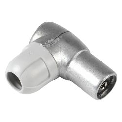 Conector CEI 90 ° hembra Ø 9.5mm Televes