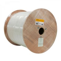 Câble de transmission de données S/FTP CAT-6 Cca LSFH Ø 6.9mm Blanc 305m Televes