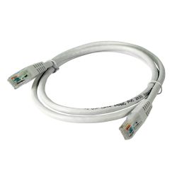 Cable de Red RJ45 U/UTP Cat 6 Cu PVC 1m Blanco Televes