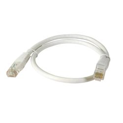 Câble Réseau RJ45 U/UTP Cat 6 Cu PVC 0.5m Blanc (Boite 10 unités) Televes